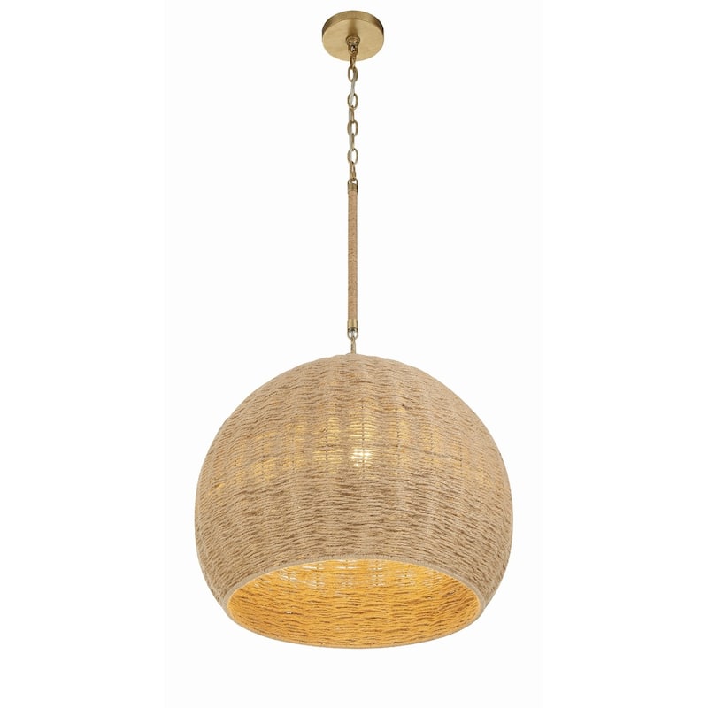 Crystorama Lighting Group JAC-10503 Jace 3 Light 20" Wide Pendant