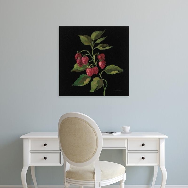Easy Art Prints Silvia Vassileva's 'Framboise no Words' Premium Canvas Art