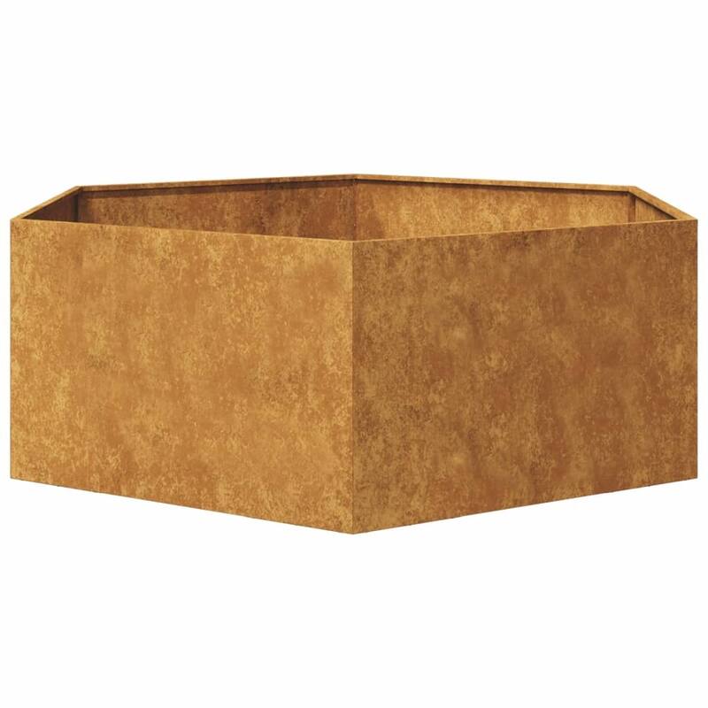vidaXL Garden Planter Rust-brown Weathering Steel