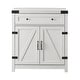 preview thumbnail 36 of 37, Middlebrook 30-inch Rustic Barn Door Accent Cabinet