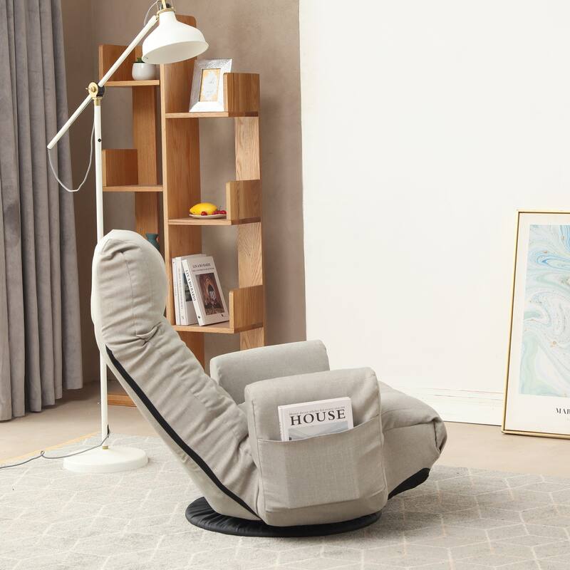 Adjustable head and waist, game chair, lounge chair in the living room, 360 degree rotatable sofa chair