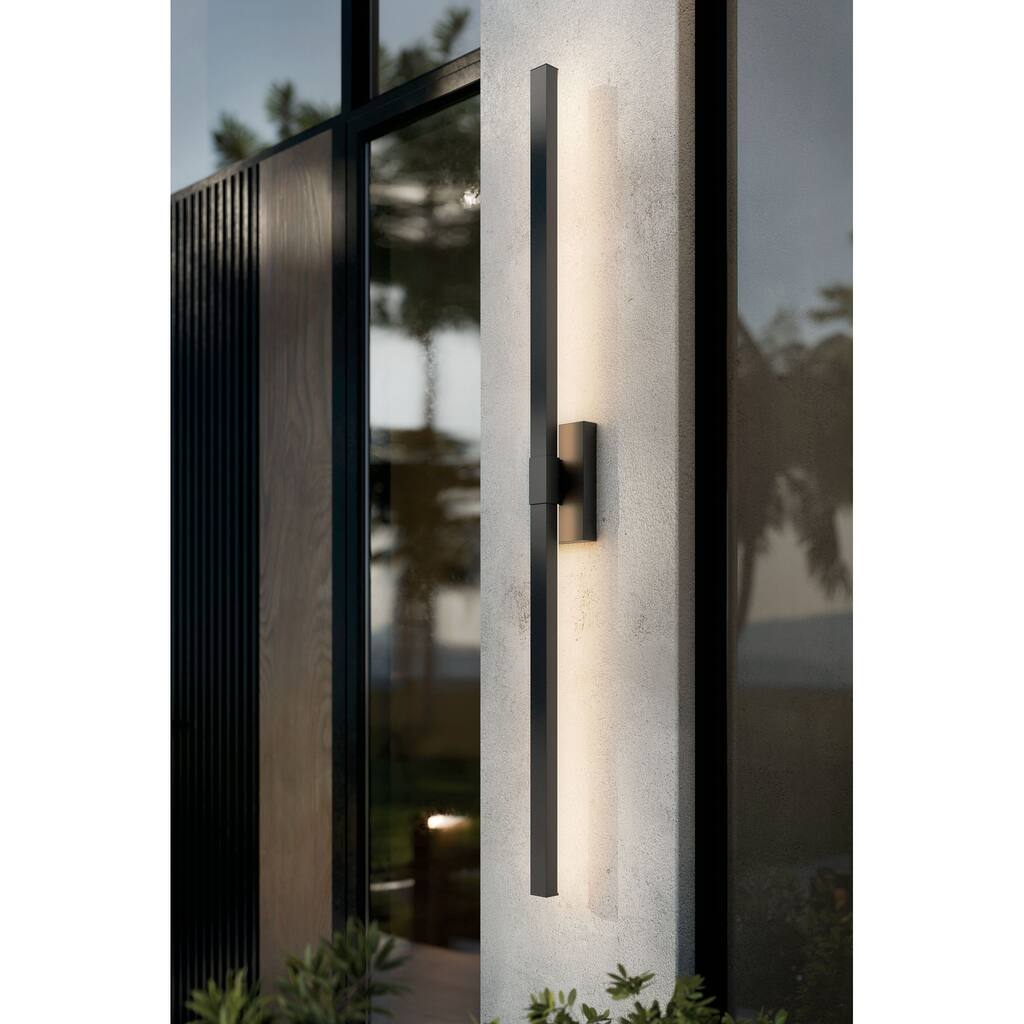 Nocar 60" Outdoor LED Wall Light in Textured Black - Textured Black