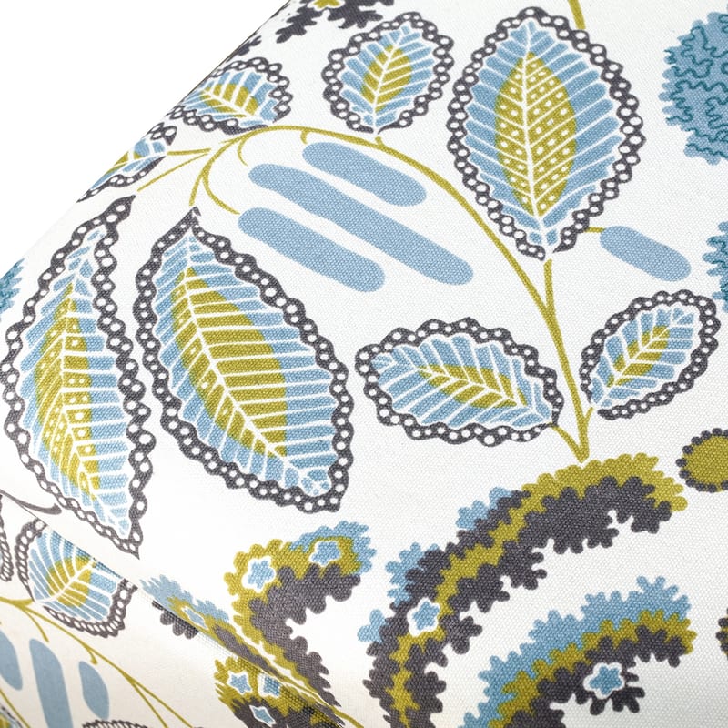 Adeco 21"W Linen Storage Ottoman with Turned Legs