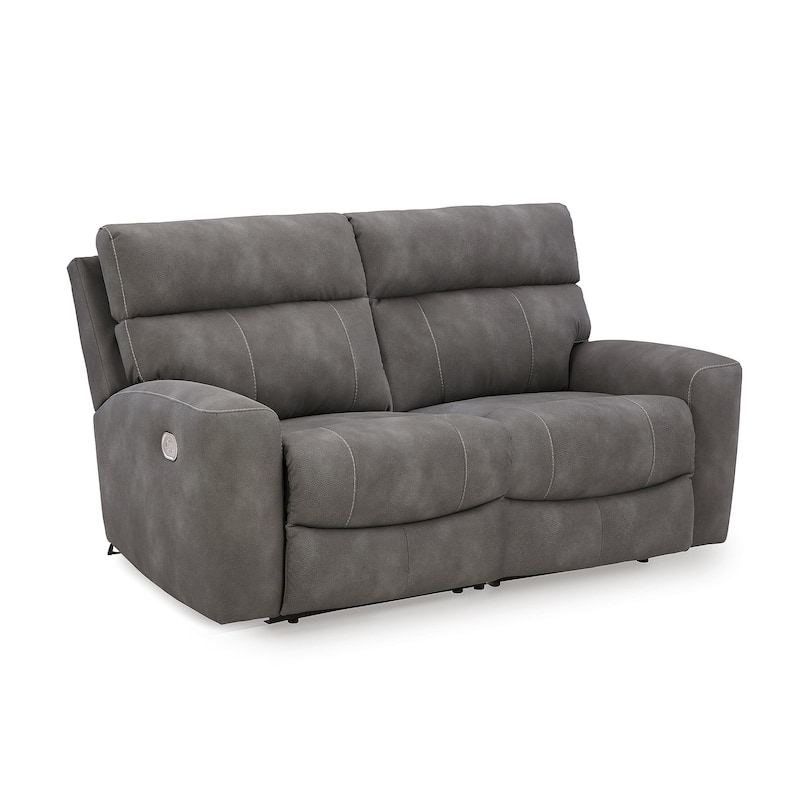 Signature Design by Ashley Next-Gen DuraPella 2-Piece Power Reclining Sectional Loveseat - 77"W x 42"D x 41"H