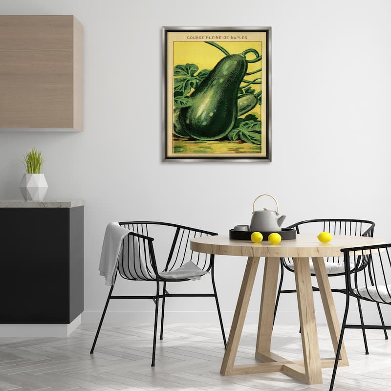 Stupell Country Vintage Squash Framed Floater Canvas Wall Art Design By Lil' Rue