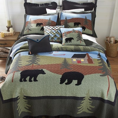 Donna Sharp Bear Lake Cotton Quilt or Sham