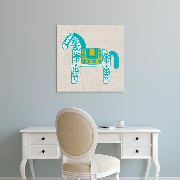Easy Art Prints Studio W's 'Decorative Burro II' Premium Canvas Art