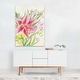 Oriental Lily with Freesia Illustrations Nature Art Print/Poster - Bed ...