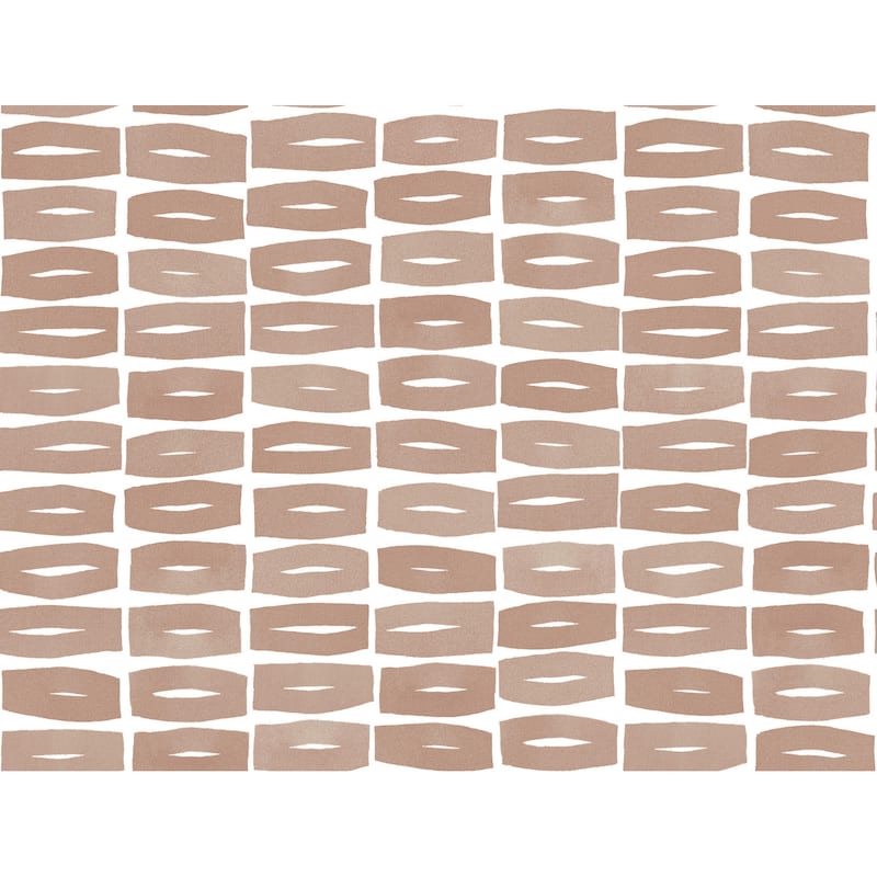 York Wallcoverings Modernist Motif Terracotta Wallpaper