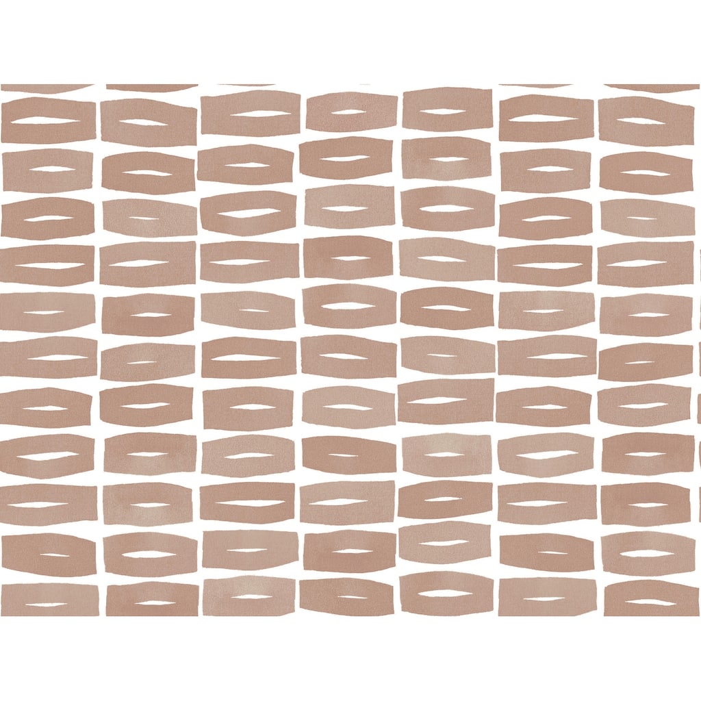 York Wallcoverings Modernist Motif Terracotta Wallpaper