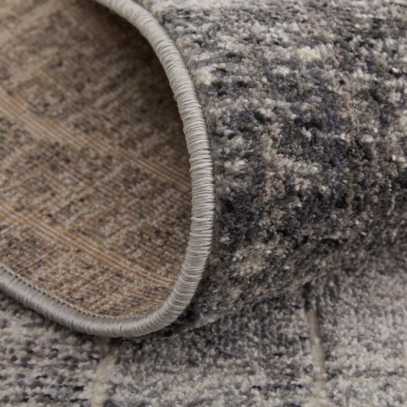 Grand Bazaar Kiba Machine Made Abstract Transitional Area Rug