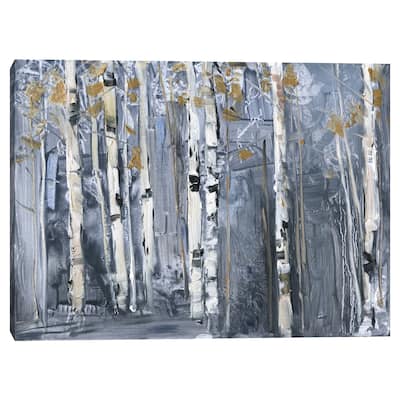 Modern Birch by Sally Swatland Canvas Art Print