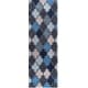 preview thumbnail 35 of 39, Randall Handmade Geometric Moroccan Wool Area Rug Cobalt - 2'6" x 8' Runner