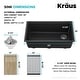preview thumbnail 23 of 122, KRAUS Bellucci Workstation Undermount Granite Composite Kitchen Sink