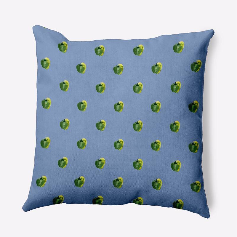 Peppers Pattern Decorative Throw Pillow - Cornflower - 18" x 18"