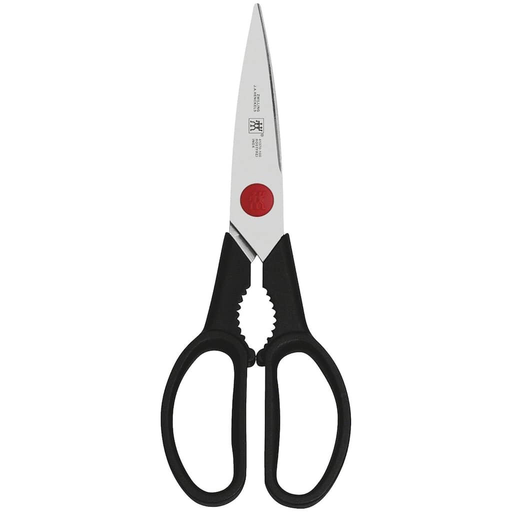 TWIN L Stainless Steel 8 Inch ZWILLINGs Kitchen Shears Heavy Duty - Black