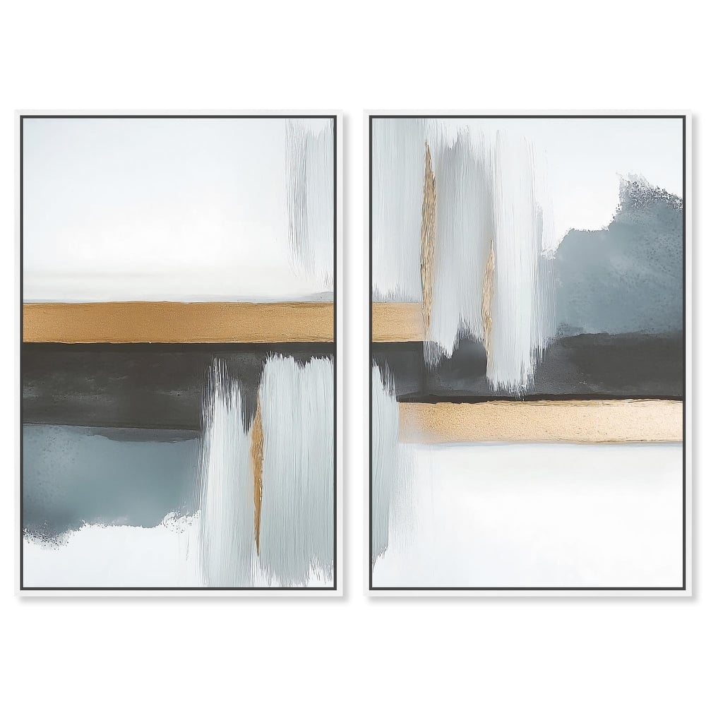 Azure Horizon II Canvas Set of 2 by Art Remedy