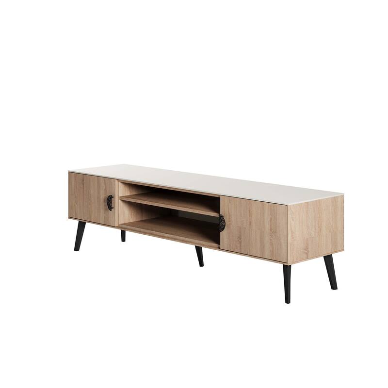 Manhattan Comfort Haley 70.9" Mid-Century Modern TV Stand