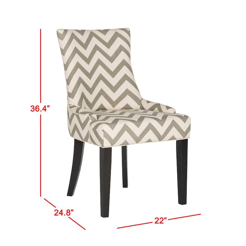 SAFAVIEH Lester Dining Chair (Set of 2) - 24"W x 25"D x 39"H