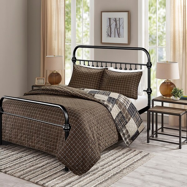 Queen size headboard discount and footboard set