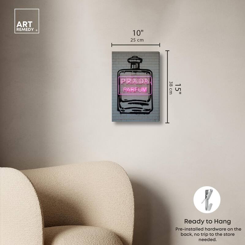 Fragrance Frame Canvas by Art Remedy, Gallery Wrapped