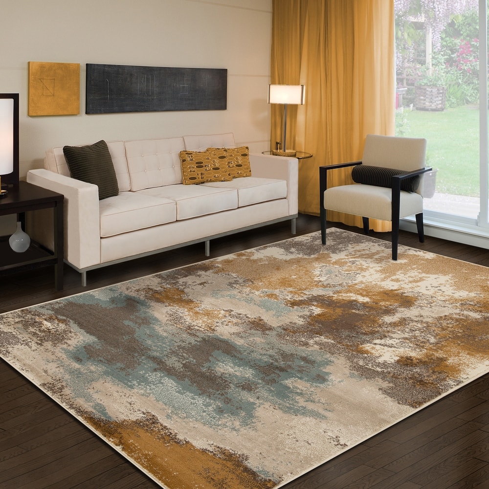 Superior Modern Abstract Indoor Area Rug