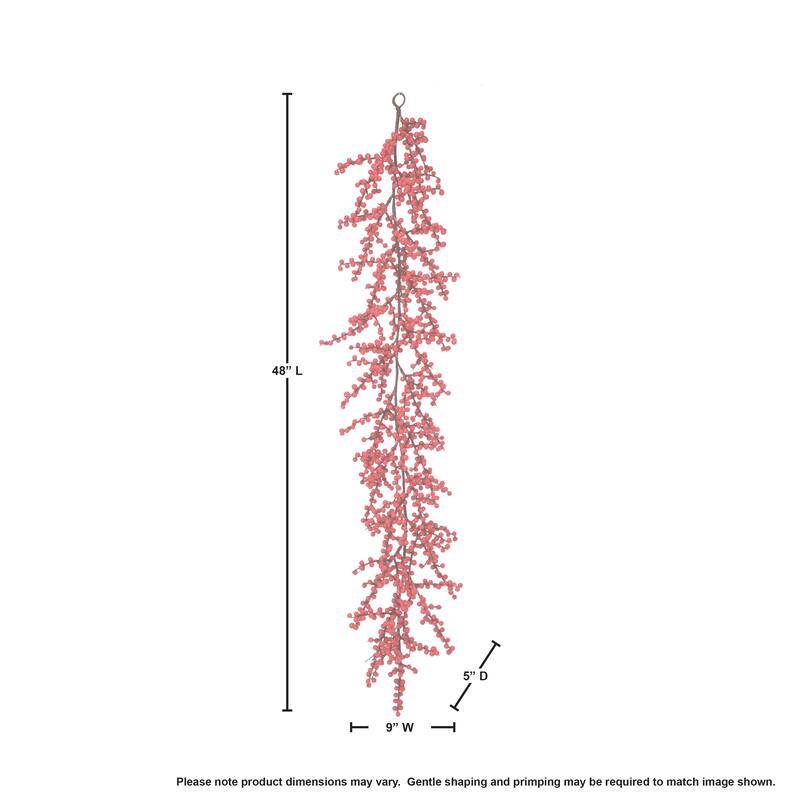 48" Waterproof Winter Berry Garland - 48