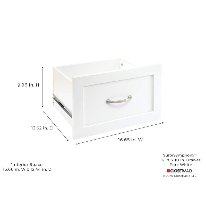 ClosetMaid SuiteSymphony 16" W x 10" H Drawer