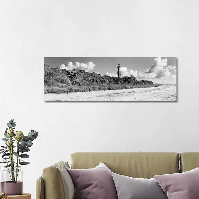 iCanvas "Sanibel Island Light, Lighthouse Beach Park, Sanibel Island, Florida, USA" by Panoramic Images Canvas Print - 16x48x1.5