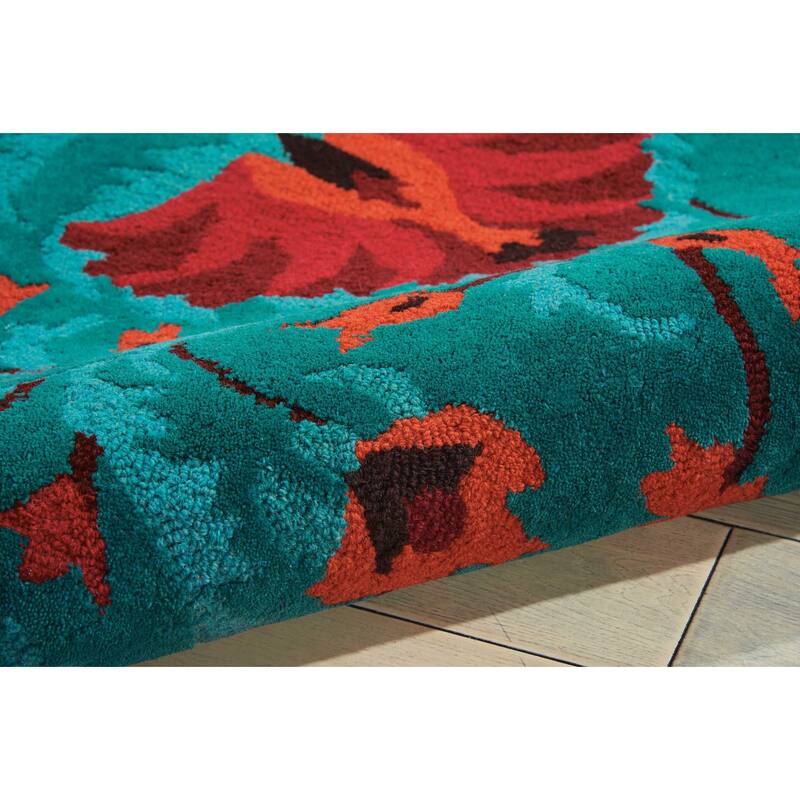 Nourison Suzani Abstract Floral Textured Hand-tufted Area Rug