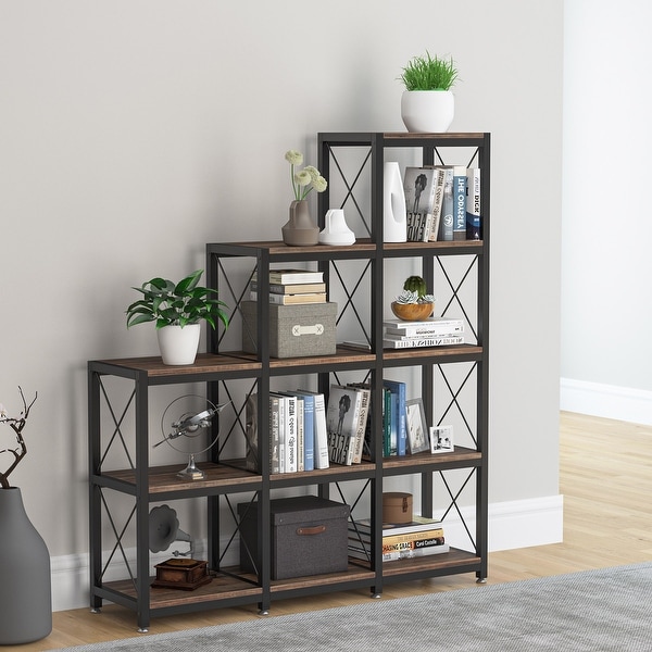 Overstock outlet corner bookshelf