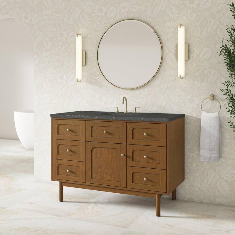 James Martin Vanities 545-V48-FPBL Laurent 48" Single Basin Poplar
