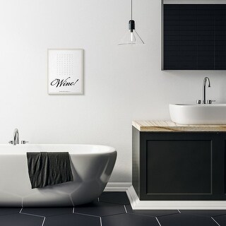 Shop Stupell Industries Laundry And Wine Funny Word Design Canvas Wall Art Overstock 31249274