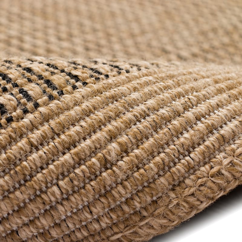 Liora Manne Sahara Texture Border Indoor/Outdoor Rug