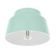 preview thumbnail 3 of 11, Hunter Cranbrook 1-Light Flush Mount Ceiling Light - Bathroom, Office, Hall, Kitchen - Mid-Century Modern - Damp Rated!