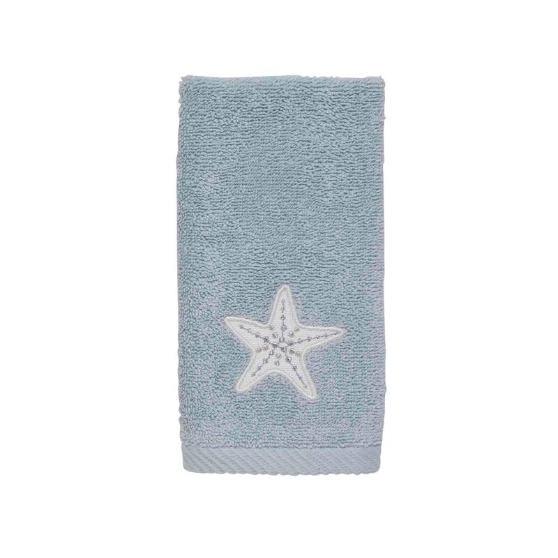 Avanti Linens Sequin Shells Fingertip Towel - Fingertip Towel