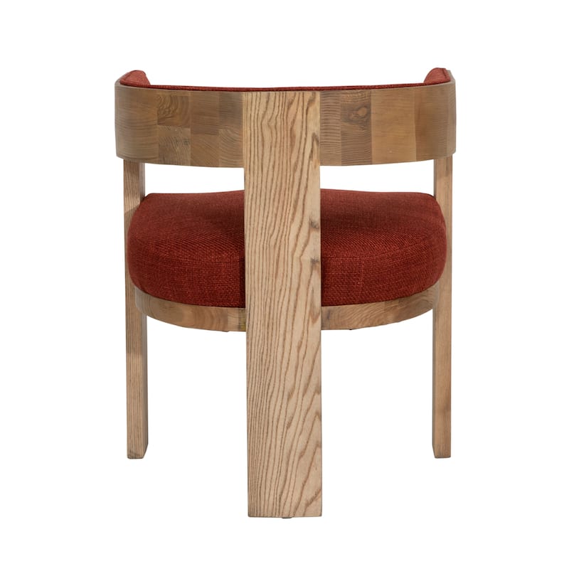 Nathan Ash Wood Upholstered Dining Chair