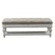preview thumbnail 2 of 6, Magnolia Manor Antique White Weathered Bark Bed Bench