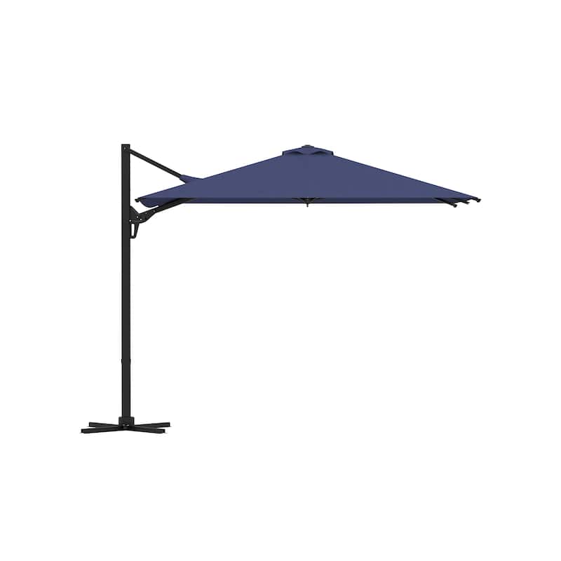 9.5 Ft Outdoor Cantilever Umbrella Quality Materials & User - friendly Features(Cross Stand Only)