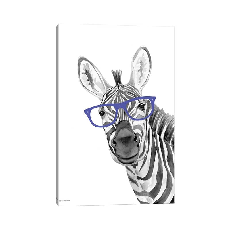 iCanvas "I See You Zebra" by Rachel Nieman Canvas Print