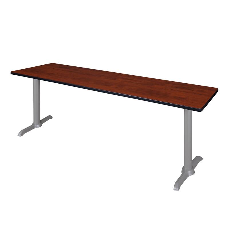 84" x 24" Training Table- Cherry/Grey