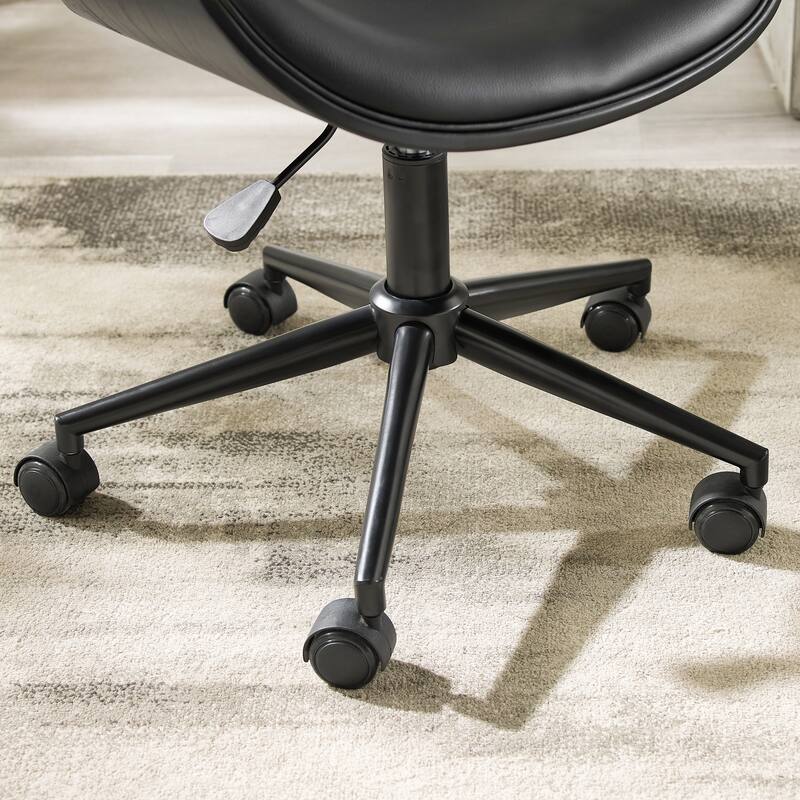 Corvus Madonna Mid-century Modern Adjustable Curved Office Chair