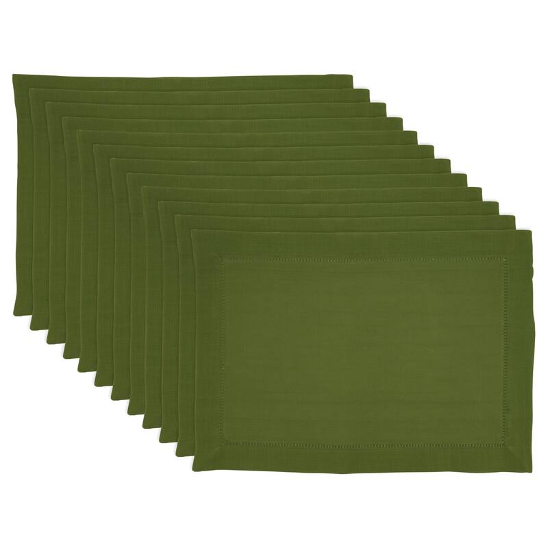 Classic Hemstitch Border Placemat (Set of 12)