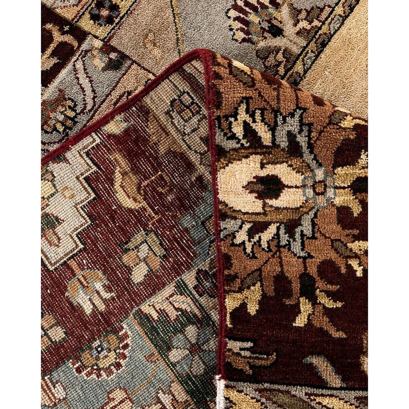 Ikat One-of-a-Kind Hand-Knotted Area Rug, Brown - 8' 0" x 10' 2"