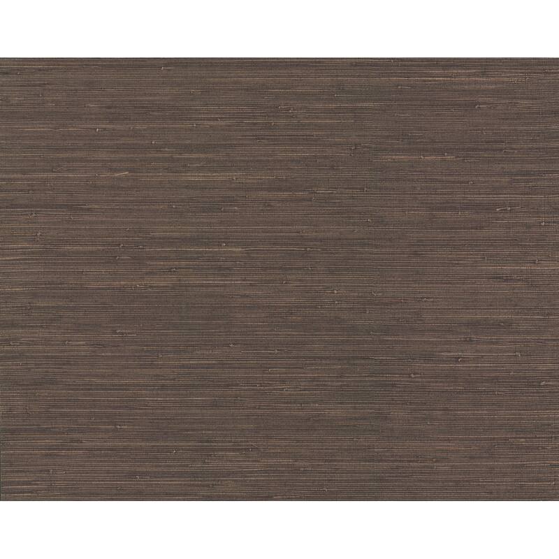 York Wallcoverings Knotted Grass Brown Wallpaper