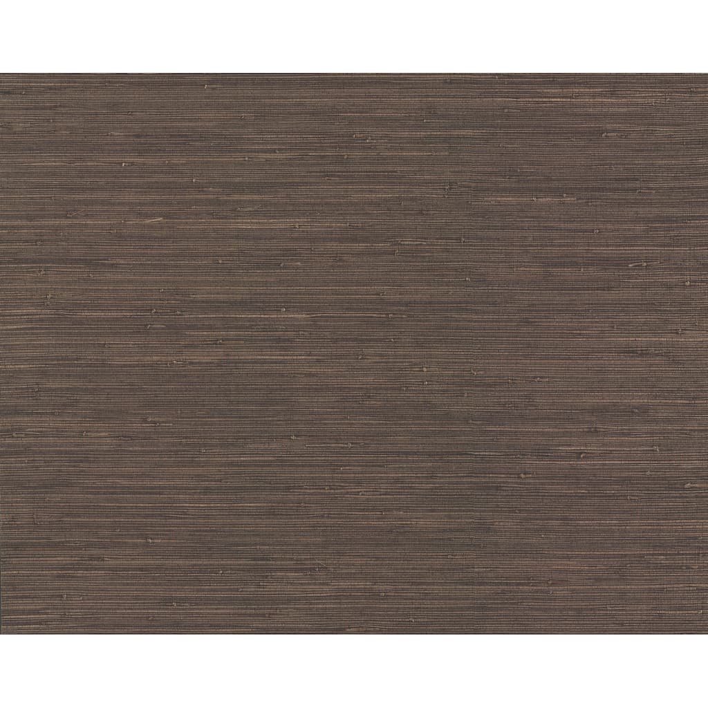 York Wallcoverings Knotted Grass Brown Wallpaper