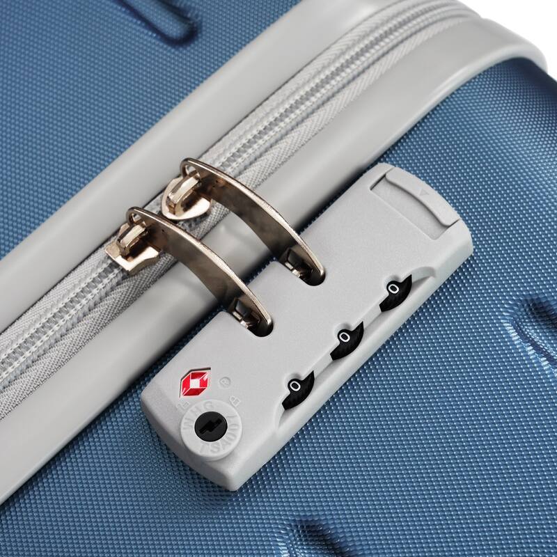 Premium ABS Travel Luggage Set, 3-Piece TSA Lock Suitcase Ensemble with 20, 24, and 28 Inch Sizes with 360°Spinner Wheels