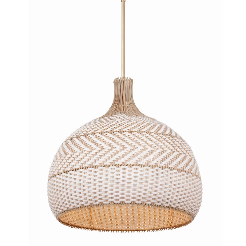Crystorama Lighting Group ZAN-9005 Zanzibar 5 Light 21" Wide Pendant - Soft Gold