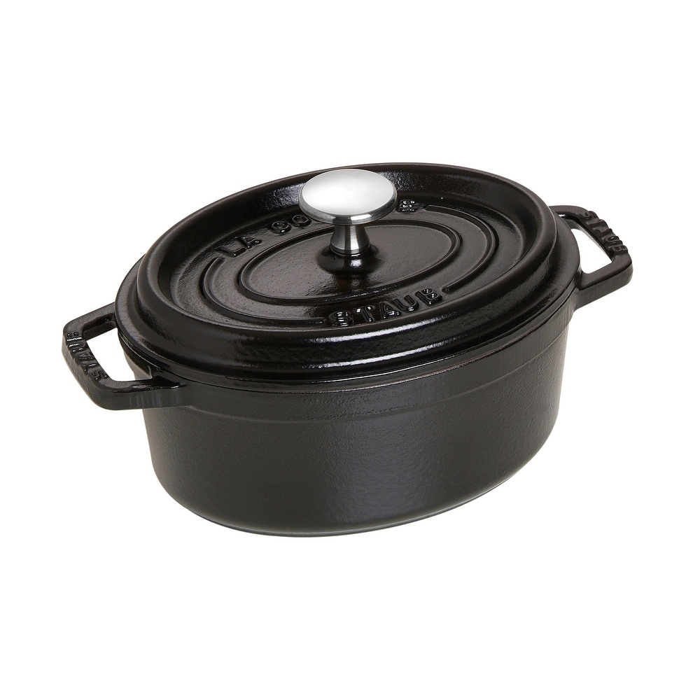 Staub Cast Iron 11-inch Crepe Pan with Spreader & Spatula - Matte Black -  Bed Bath & Beyond - 25365831