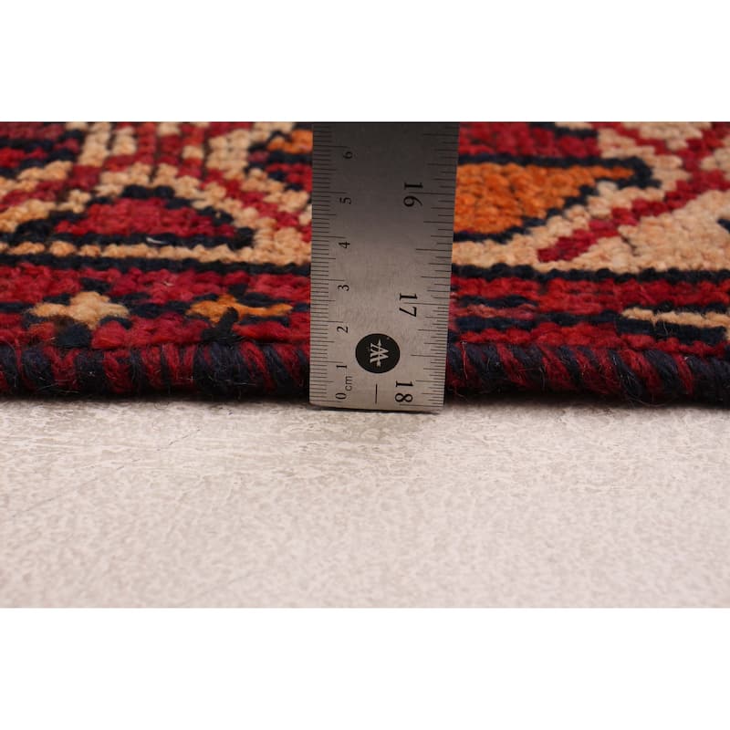 ECARPETGALLERY Hand-knotted Melis Vintage Red Wool Rug - 4'5 x 11'10